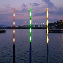 대단한찌 바다 비자립 전자막대찌 4점등 바다 막대찌 도시어부, 1.0호, 초록, 1개