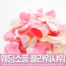 스투피드 셀프웨딩 프로포즈 모음, 001_플라워샤워 실크꽃잎 (혼합)