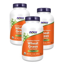 나우푸드 위트 그래스 밀싹 파우더 255g NOW Wheat Grass Powder, 3팩