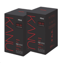카누 미니 마일드 로스트 아메리카노 커피 120T x 2개, 카누 마일드 미니 240T