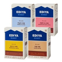 이디야 비니스트 바닐라라떼 카페라떼 토피넛라떼 초콜릿칩라떼 디카페인 30T 맛선택, 비니스트 바닐라라떼 30T
