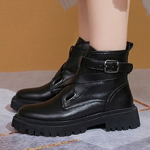 묘먀미 롱버클 스트랩 여성 하이탑 워커 MB058