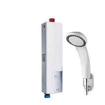 전기온수히터 220v 3000w 홈 미니 전기 샤워 주방 탱크리스 온수기 순간 저장 무료 온수 가열기, 흰색 샤워, au 플러그