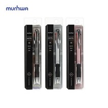 문화 메탈 3색 볼펜 에스 3종 택1 멀티볼펜 3색볼펜 학생볼펜 삼, 종류:다크그레이