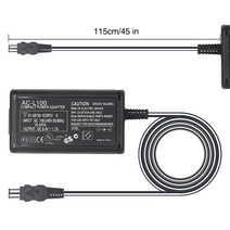 AC DC 어댑터 AC-L100C 소니 카메라 L10B L15 전원 어댑터 NX100 AX2000 MC2500 HXR-NX3 CCD-TRV228 TRV61, 01 미국