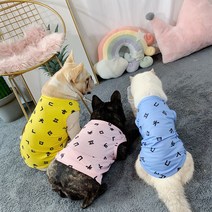 골든독 한글사랑 데일리 민소매티 S-4XL 퍼그 프렌치불독 웰시코기 슈나우저 잉글리쉬불독 아메리칸불리 소형견 중대형견 옷, 핑크