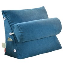 3단등쿠션 등받이쿠션 쇼파쿠션 허리디스크베개 통증완화 집순이템, 베이지