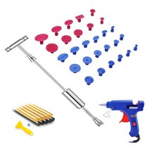 Manelord 덴트리 페어 툴 자동차 움푹 들어간 곳 수리 T 바 슬라이드 해머 인장 공구 판금 공구 DIY 수리 공구