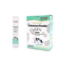 [하이웰] Colostrum Powder 100% 프리미엄 초유 파우더 스틱스 1개 (올리브비누+치약 증정), 60g
