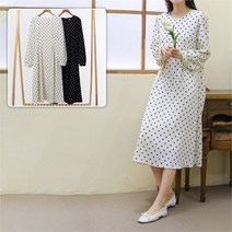 [SidMarket] 쉬폰도트플레어원피스 21D309R 빅사이즈 여성의류