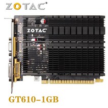 zotac 비디오 카드 geforce gt610 2gb 64bit gddr3 그래픽 카드 gpu map for nvidia original gt 610 2gd3 dvi vga pc