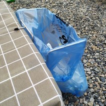 감성 캠핑 쓰레기 봉투 걸이 거치대 쓰레기통, 1875-쓰레기봉투걸이