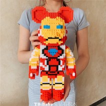 베어브릭 나노블럭 캐릭터 블럭 블록 모음 2480PCS 35x20CM, 6
