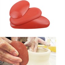 도자기 공예 도구 세트 3개/대/세트 세라믹 아트 스크레이퍼 고무 DIY 플라스틱 소프트 수리 보조 도구, 한개옵션1, 한개옵션0