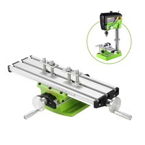 탁상드릴 드릴스탠드 드릴거치대 미니 복합 벤치 드릴링 슬라이드 테이블 worktable milling working cross table milling vise machine