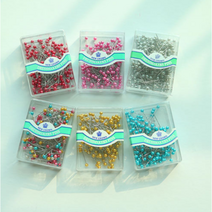 릴리패브릭 진주시침핀[6종]-택1, 핑크