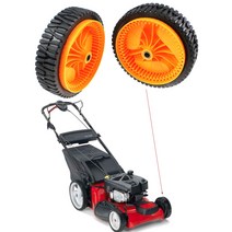 예초기바퀴 Husqvarna Jonsered 장인용 프론트 드라이브 휠 McCulloch Electroulux 파트너 랠리 잔디 깎는 기계 532402567 532402936 19, [02] 2 x Wheel