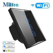 휴비나인 자동커튼컨트롤 Tuya 스마트 와이파이 커튼 블라인드 EU 스위치 롤러 셔터 전기 모터 86MM 음성 제어 구글 어시스턴트 알렉사 홈 DIY