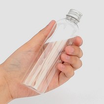 뚜껑있는 투명 플라스틱병 소분공병 투명용기 마개 빈병, 125ml