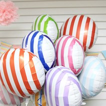 스트라이프풍선 파스텔 은박풍선 헬륨풍선 사탕풍선, 04. 파스텔 로즈골드