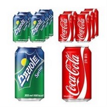코카콜라 355ml x 6p + 스프라이트 355ml x 6p, 2세트