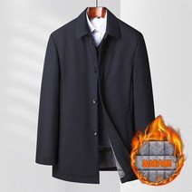 코트 겨울 트렌치 스마트 따뜻한 l-4xl
