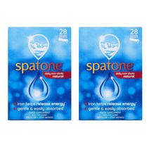 Spatone 스파톤 액상 철분제 오리지날 28개입 2팩 (Natural Liquid Iron Supplement Original)