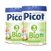 Picot 피콧 프랑스 베이비 아기 스텝3 10개월-36개월 분유 800g 2팩