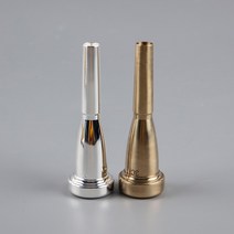 트롬펫 트럼펫 트롬본 유포늄 1pc 전문 마우스 피스 meg 3c5c7c 크기 바흐 초보자 뮤지컬 액세서리 부품 또는 손가락 운동기, 실버3c