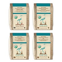 Great River Organic Milling Bread Flour Blends 4 Pack - Variety Pack Oatmeal Rye Sunflower Mill, 1, 기타