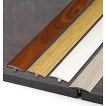 T자형 방문턱제거 문지방 자체접착 턱 받침 스트립, (뒷면에 접착제 포함) 벚나무 T-바 0.9m