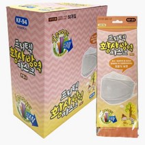 프리텍 KF94 소형 50매 개별포장 미세먼지 황사 방역마스크 어린이용 귀안아픈마스크 비말차단 국산덴탈마스크, KF94소형 흰색, 1개