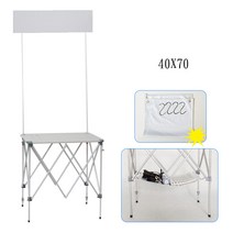 접이식 가판대 이동식 부스 행사매대 테이블 진열대, A, 소﻿(바퀴 x)