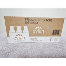 에비앙 생수, 330ml, 24개