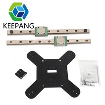 Kee Pang KP3S Pro Y 축 선형 가이드 레일 키트 KINGROON 3D 프린터 용 온상 브래킷 300mm MGN12 슬라이더가있는, 상세내용표시
