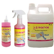 울트라캠 스티커 제거 제 500ml 600ml 3.75L 뾰족이 스프레이 껌 본드 끈끈이 시트지 접착제 테이프 자동차 유리 불법 주차 위반 금지 딱지 라벨 잔유물 자국 용해제, 600ml (스프레이타입)