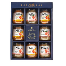 조이웰 황도 병조림 4p + 백도 4p + 쇼핑백, 2세트