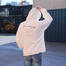 토모나리 토모나리 스위트 루즈핏 기모 후드티
