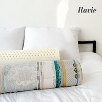 하비 천연라텍스 바디필로우(스트라이프), 로지핑크