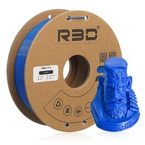 컴퍼니24 R3D PLA 필라멘트 3D 프린터 듀얼 컬러 샤이니 실크 공압출 1 75mm 100 순수 업그레이드 1KG (2 2파운드) 깔끔한 와인딩 엉킴 없음 치수 정확도 0 0, Dark Blue