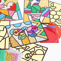 만들기자랑팝아트 포일아트/호일아트/포일아트만들기/만들기재료, 팝아트포일아트, 팝아트포일아트-하트