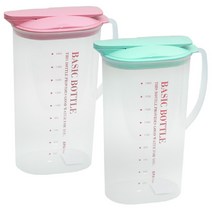 일음쇼핑^^*m문일 원터치 물병 2.3L 물통 가정 투명 냉장고 식당일medi^*^, ab*^*선택있슴핑크