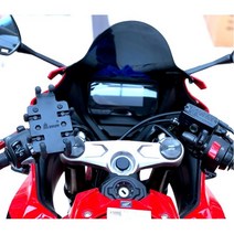 혼다 CBR650R CB650r cbr500r 핸드폰 렌즈 보호 충격 진동 완화 핸드폰 거치대, 거치대+충격완화(마운트미포함)