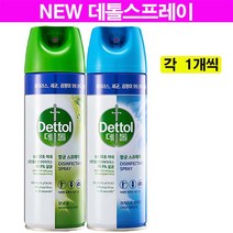 데톨 항균 스프레이 450ml 모닝듀/크리스프 브리즈 각1개씩 총2개, 450ml 6개