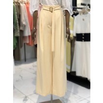 모조에스핀 허리 장식 와이드 팬츠 j221msa106