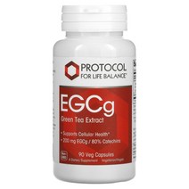Protocol for Life Balance EGCg Green Tea Extract 그린티 녹차 추출 200mg 90캡슐, 1팩