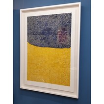 김환기 판화 - 31.III.70 #162 거실 호텔 인테리어 쇼파그림액자 원목입체액자, 화이트 우드