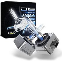 Gread D1S 크세논 전구 2개 - 6000k 35W - 크세논 헤드라이트용 완벽한 장착 및 긴 서비스 수명 흰색-37749, D3S - 2개 - 흰색