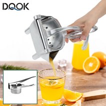 레몬 착즙 녹즙 추천 과일 원액 사과 믹서 기 수동 citrus juicer hand orange squeezer 과즙 짜는 구 프레스 계 스테인레스 스틸 감자 으깨 및 라이서, yzj-002