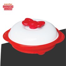 렌지메이트 라운드그릴구이팬 22cm, 레드(나비손잡이)